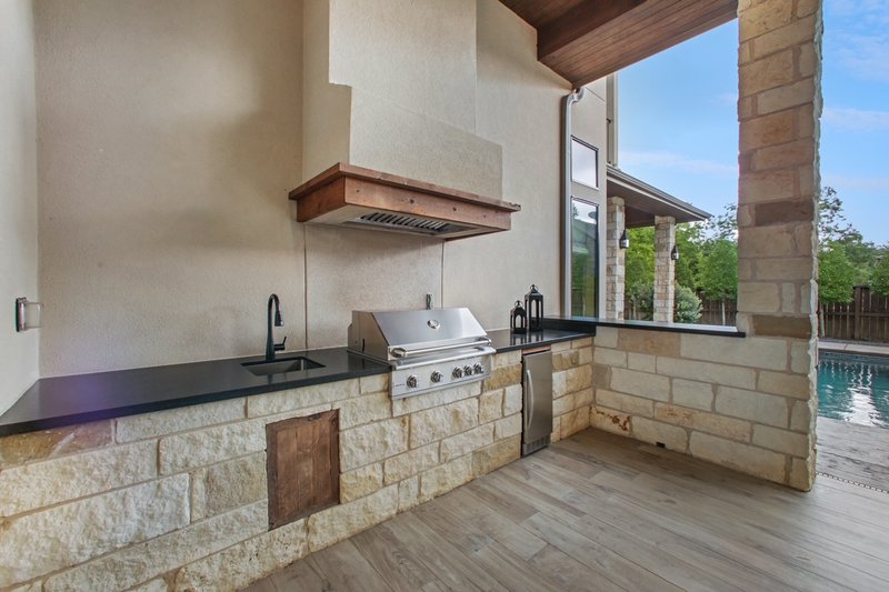 Architectural House Design - Exterior - Outdoor Living 1 for Contemporary House Plan #935-5 - 4 bed, 4 bath