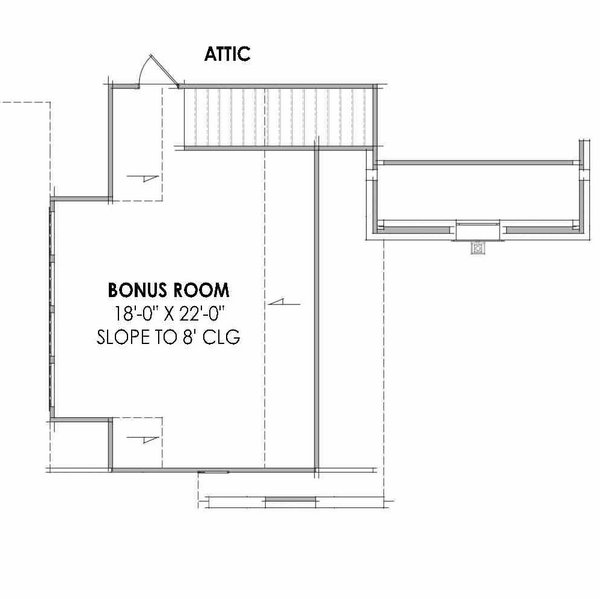 European Floor Plan - Upper Floor Plan #1096-139