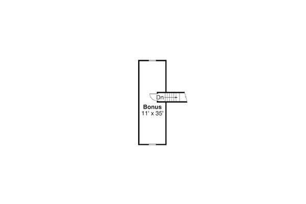 Ranch Floor Plan - Upper Floor Plan #124-1351