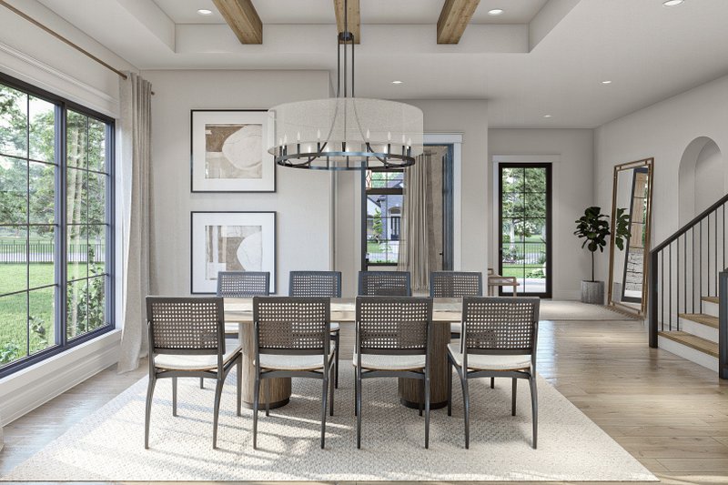 House Plan Design - Interior - Dining Room for Cottage House Plan #455-541 - 4 bed, 3 bath
