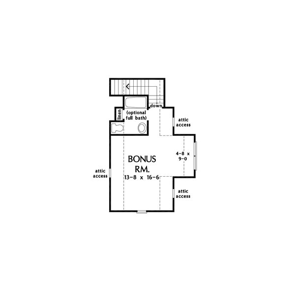 Dream House Plan - Cottage Floor Plan - Other Floor Plan #929-1132