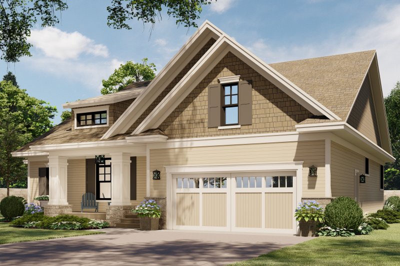 Dream House Plan - Exterior - Front Elevation 5 for Traditional House Plan #51-1182 - 3 bed, 2.5 bath