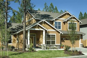 Front View - 2100 square foot Craftsman home