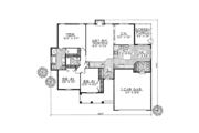 Traditional Style House Plan - 3 Beds 2 Baths 1806 Sq/Ft Plan #70-210 