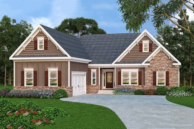 Dream House Plan - Traditional Exterior - Front Elevation Plan #419-146