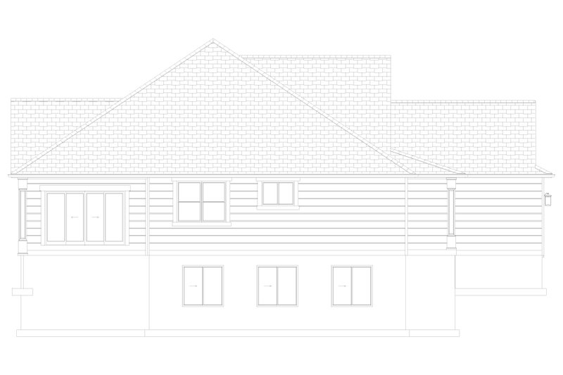House Blueprint - Exterior - Other Elevation 1 for Farmhouse House Plan #1060-389 - 3 bed, 2 bath