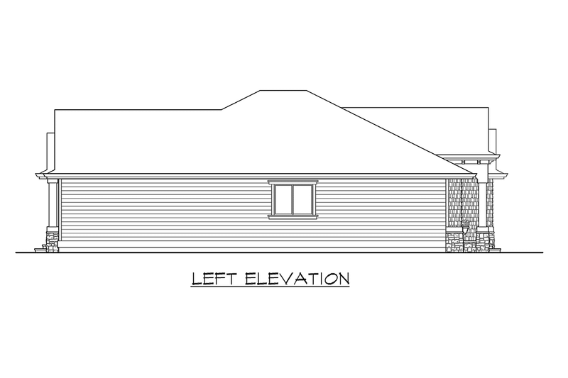 Home Plan - Exterior - Other Elevation 1 for Traditional House Plan #132-195 - 3 bed, 2 bath