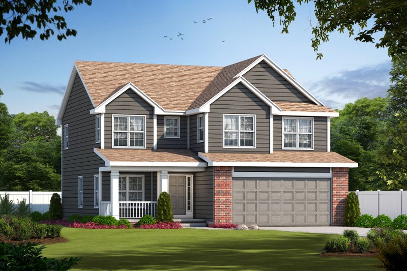 Home Plan - Traditional Exterior - Front Elevation Plan #20-1769