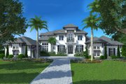 Colonial Style House Plan - 4 Beds 4.5 Baths 10297 Sq/Ft Plan #27-540 