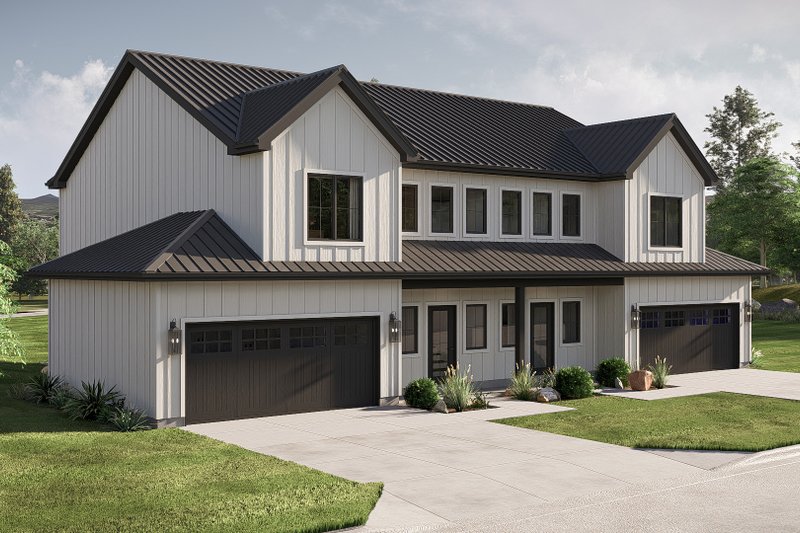 Architectural House Design - Exterior - Other Elevation 2 for Farmhouse House Plan #455-750 - 3 bed, 2.5 bath