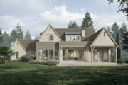 European Style House Plan - 4 Beds 3.5 Baths 3360 Sq/Ft Plan #1114-114 Exterior 