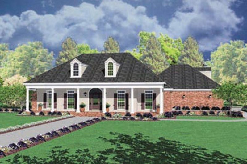 Home Plan - Traditional Exterior - Front Elevation Plan #36-210
