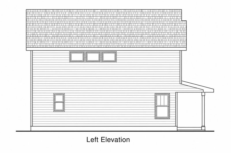 Architectural House Design - Exterior - Other Elevation for Country House Plan #20-2650 - 3 bed, 3 bath