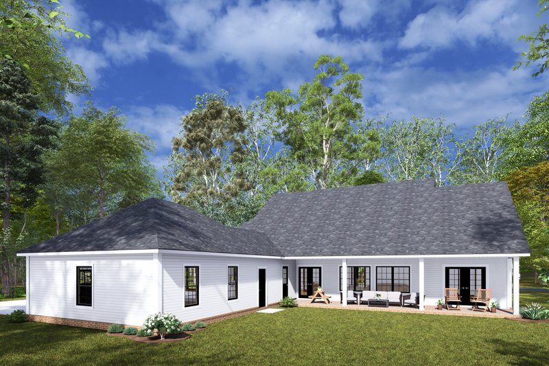 House Blueprint - Exterior - Other Elevation 2 for Farmhouse House Plan #513-2270 - 4 bed, 3.5 bath