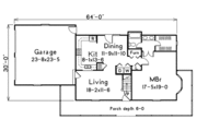 Country Style House Plan - 3 Beds 2 Baths 1875 Sq/Ft Plan #57-228 