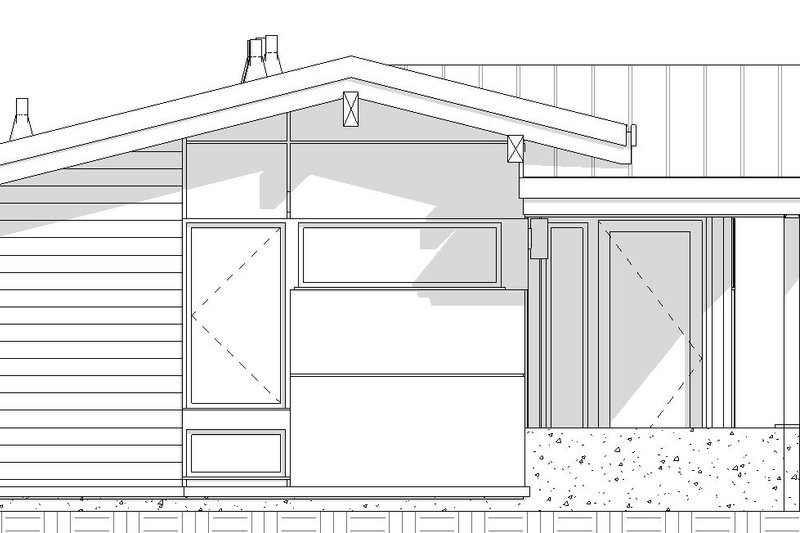 Home Plan - Exterior - Other Elevation 1 for Modern House Plan #895-152 - 1 bed, 1 bath