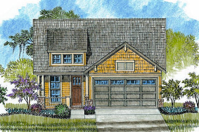 Home Plan - Exterior - Other Elevation for Cottage House Plan #430-25 - 3 bed, 2 bath