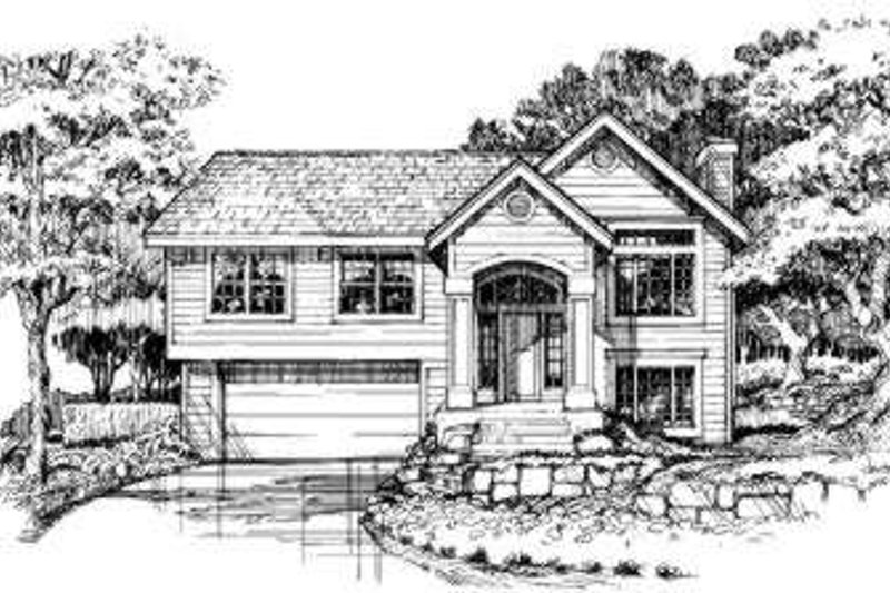 Traditional Style House Plan - 3 Beds 2.5 Baths 1203 Sq/Ft Plan #320-138