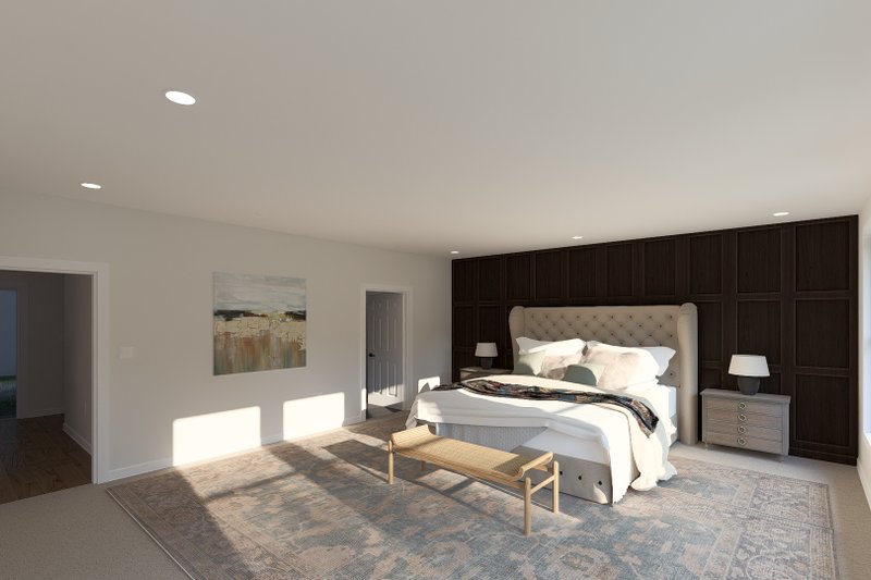 Home Plan - Interior - Master Bedroom 1 for Craftsman House Plan #1060-495 - 3 bed, 2.5 bath