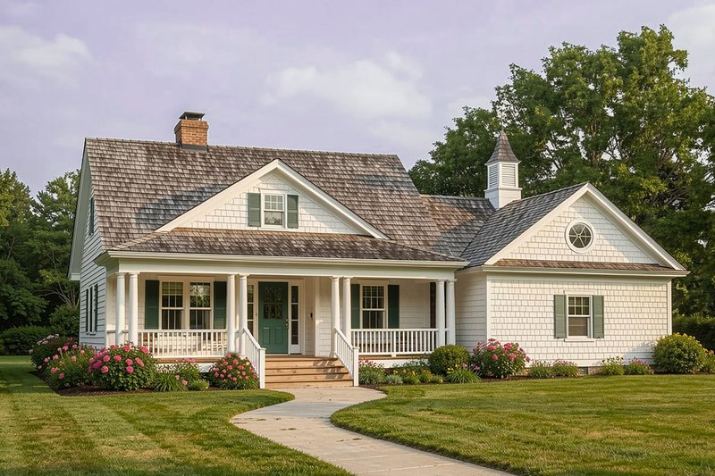 House Design - Country Photo Plan #137-154