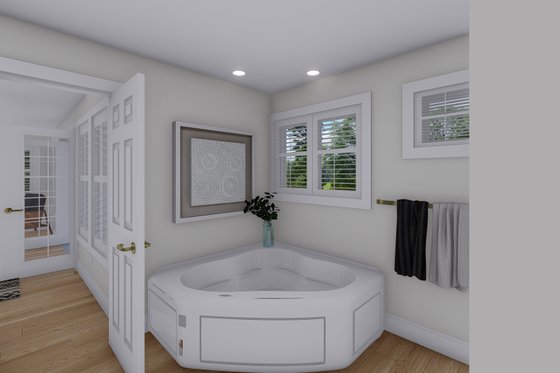 Interior - Master Bathroom for Contemporary House Plan #1060-142 - 3 bed, 2.5 bath
