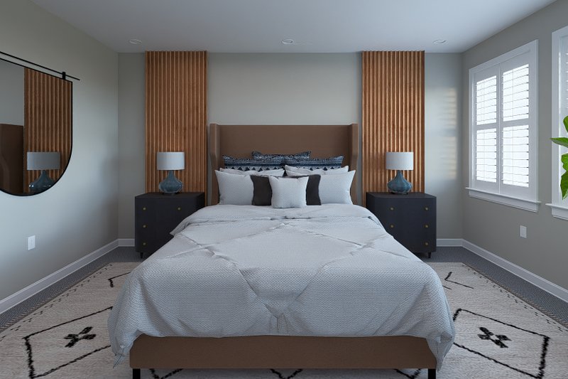 House Design - Interior - Master Bedroom 1 for Traditional House Plan #1060-221 - 3 bed, 2 bath