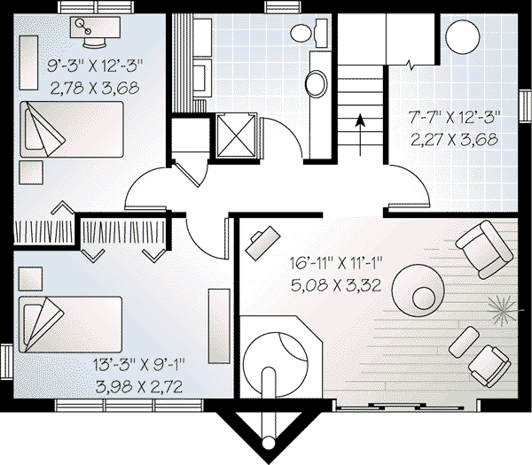 Dream House Plan - Modern Floor Plan - Lower Floor Plan #23-602