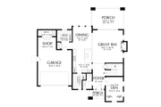 Contemporary Style House Plan - 4 Beds 2.5 Baths 2721 Sq/Ft Plan #48-1146 