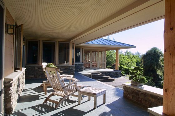 Exterior - Outdoor Living 1 for Prairie House Plan #454-7 - 3 bed, 2.5 bath