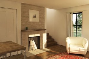 Interior - Other 1 for Modern House Plan #914-3 - 1 bed, 1.5 bath