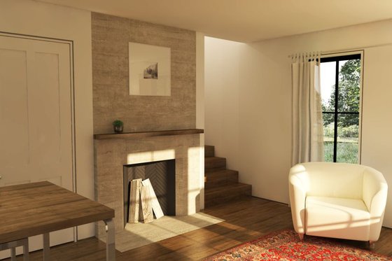 Interior - Other 1 for Modern House Plan #914-3 - 1 bed, 1.5 bath