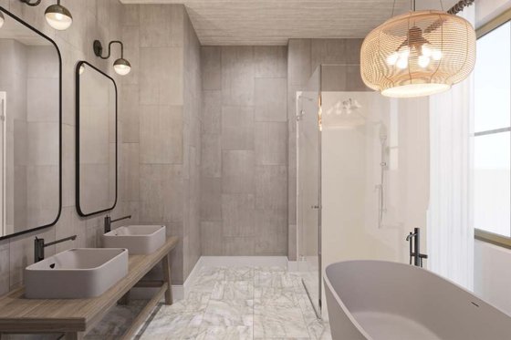 Interior - Bathroom for Traditional House Plan #54-448 - 3 bed, 3 bath