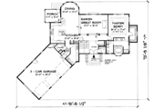 European Style House Plan - 3 Beds 4.5 Baths 2990 Sq/Ft Plan #75-112 