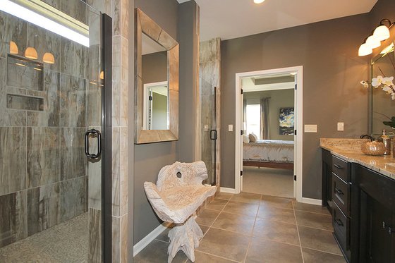 Interior - Master Bathroom for Mediterranean House Plan #20-2174 - 3 bed, 2 bath