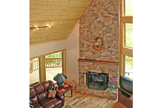 Photo 2 for Log House Plan #456-3 - 3 bed, 2 bath