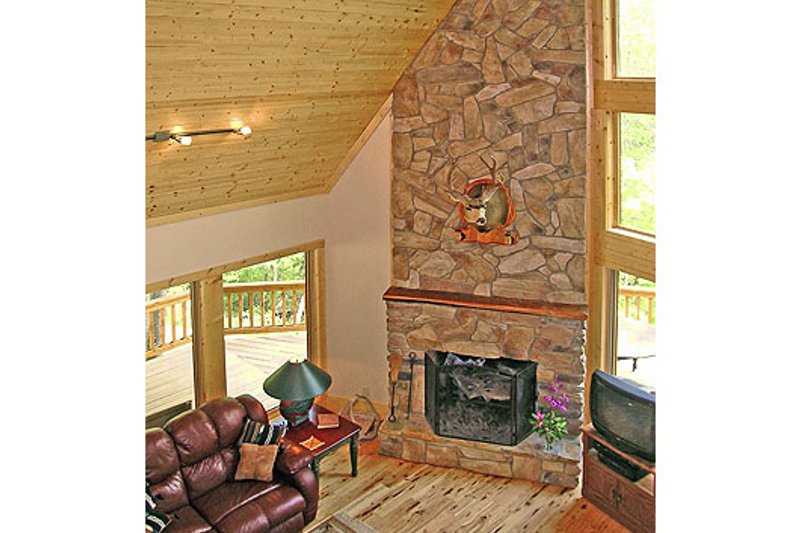 House Blueprint - Photo 2 for Log House Plan #456-3 - 3 bed, 2 bath