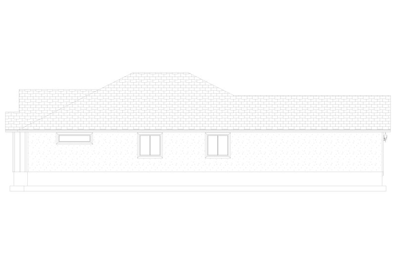 Home Plan - Exterior - Other Elevation 1 for Ranch House Plan #1060-432 - 3 bed, 2 bath