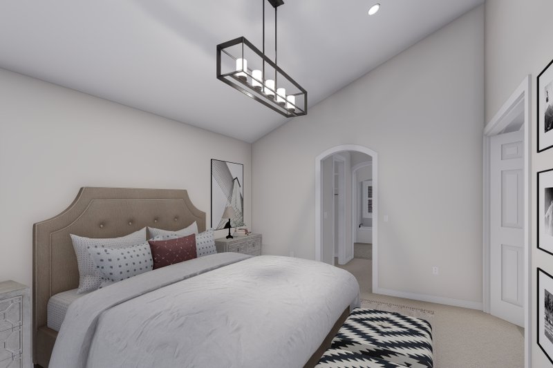 House Design - Interior - Master Bedroom 1 for Craftsman House Plan #1060-261 - 2 bed, 2 bath