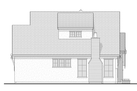 Exterior - Other Elevation for European House Plan #1114-65 - 3 bed, 2.5 bath