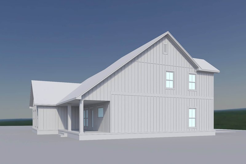 Dream House Plan - Exterior - Other Elevation 1 for Farmhouse House Plan #430-437 - 4 bed, 2.5 bath