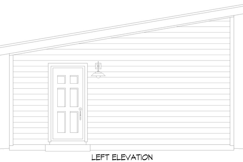 Home Plan - Exterior - Other Elevation for Contemporary House Plan #932-1075, 0 bath