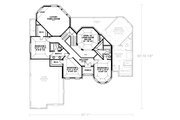 European Style House Plan - 4 Beds 3.5 Baths 3094 Sq/Ft Plan #20-2043 