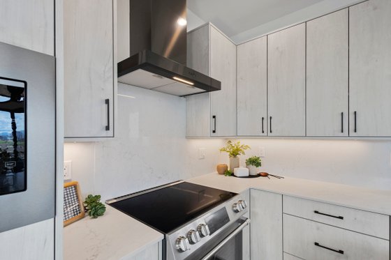 Interior - Kitchen for Contemporary House Plan #1070-228 - 2 bed, 2.5 bath