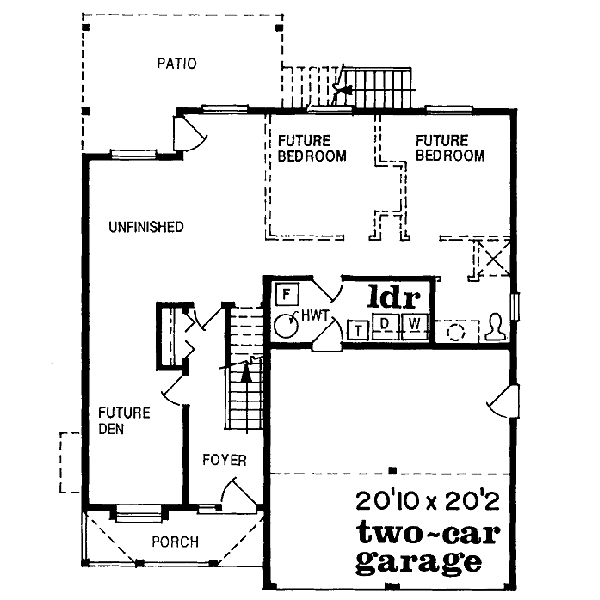 Traditional Floor Plan - Main Floor Plan #47-234