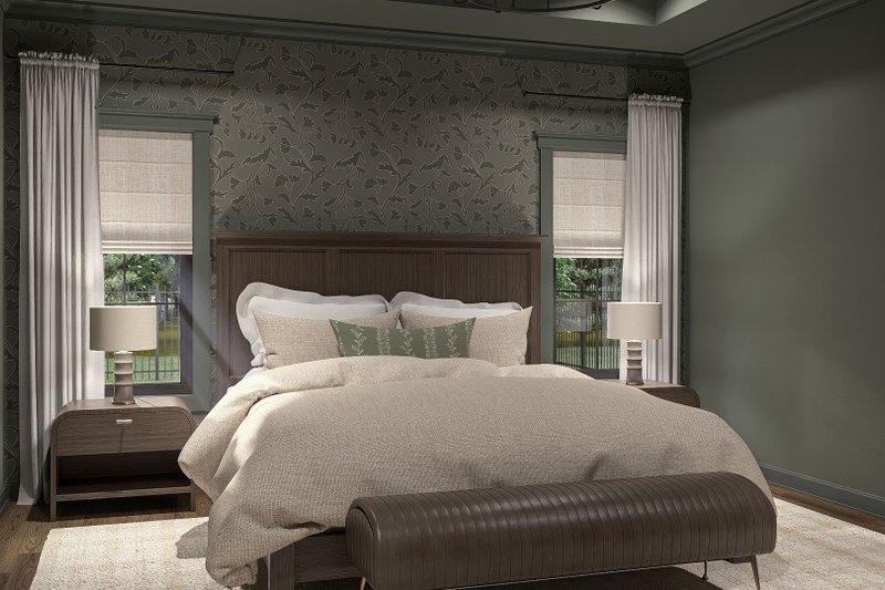 Architectural House Design - Interior - Master Bedroom for Tudor House Plan #455-796 - 3 bed, 2 bath