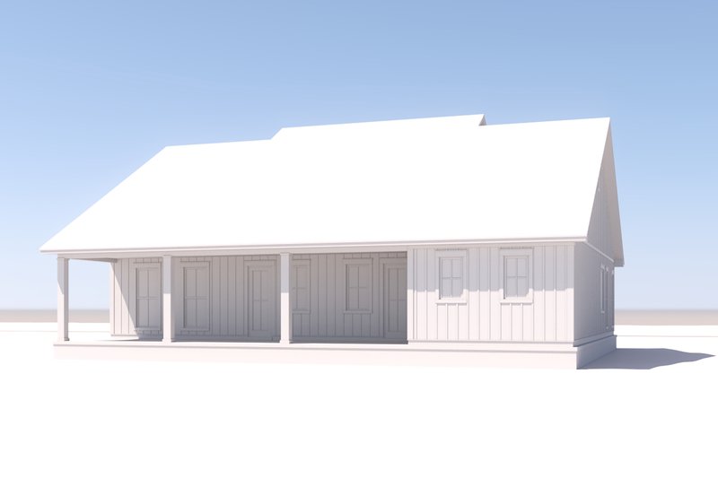 Dream House Plan - Exterior - Rear Elevation for Farmhouse House Plan #430-279 - 3 bed, 2.5 bath