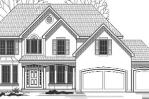 Traditional Exterior - Front Elevation Plan #67-820
