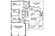 Craftsman Style House Plan - 3 Beds 2 Baths 1694 Sq/Ft Plan #126-224 