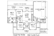 Farmhouse Style House Plan - 4 Beds 3 Baths 2133 Sq/Ft Plan #513-2245 