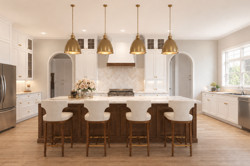 Architectural House Design - Interior - Kitchen for European House Plan #1117-9 - 3 bed, 3.5 bath